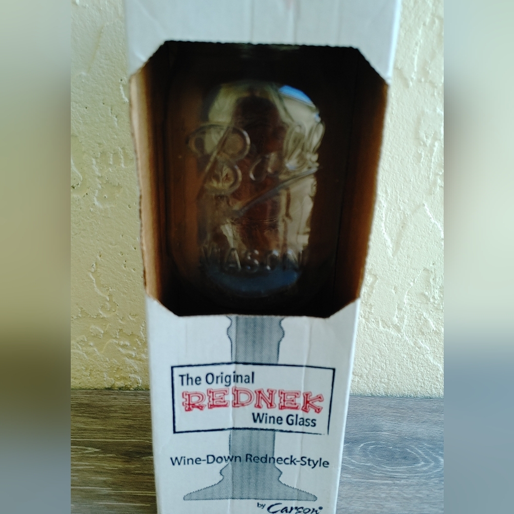 Rednek Wine Glass by Carson